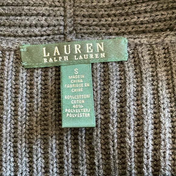 Shawl collar Ralph Lauren sweater with spectacular fitted silhouette - Picture 3 of 3